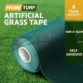 Prime Turf Artificial Grass 15cmx10m Synthetic Self Adhesive Turf Joining Tape Weed Mat